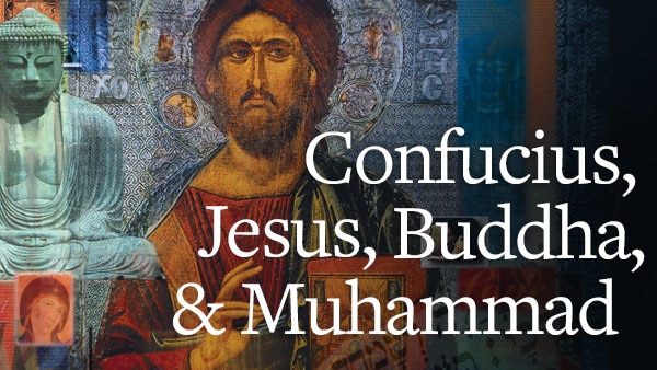 Confucius, Buddha, Jesus, and Muhammad
